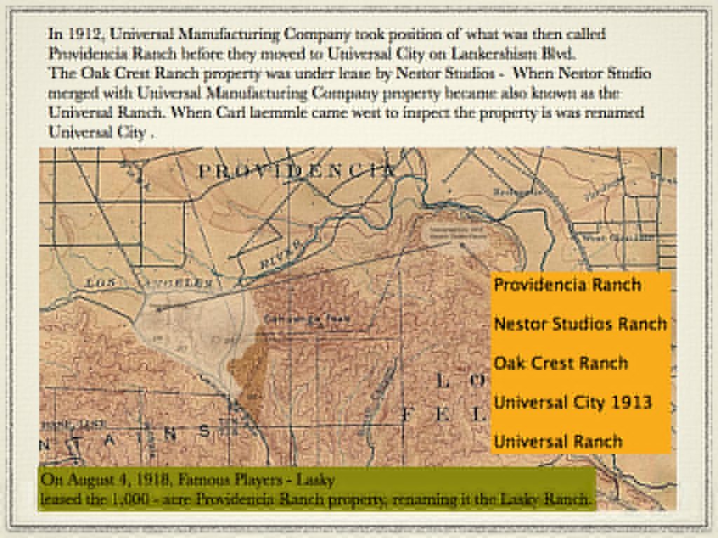 Early Universal City ranch property reference image